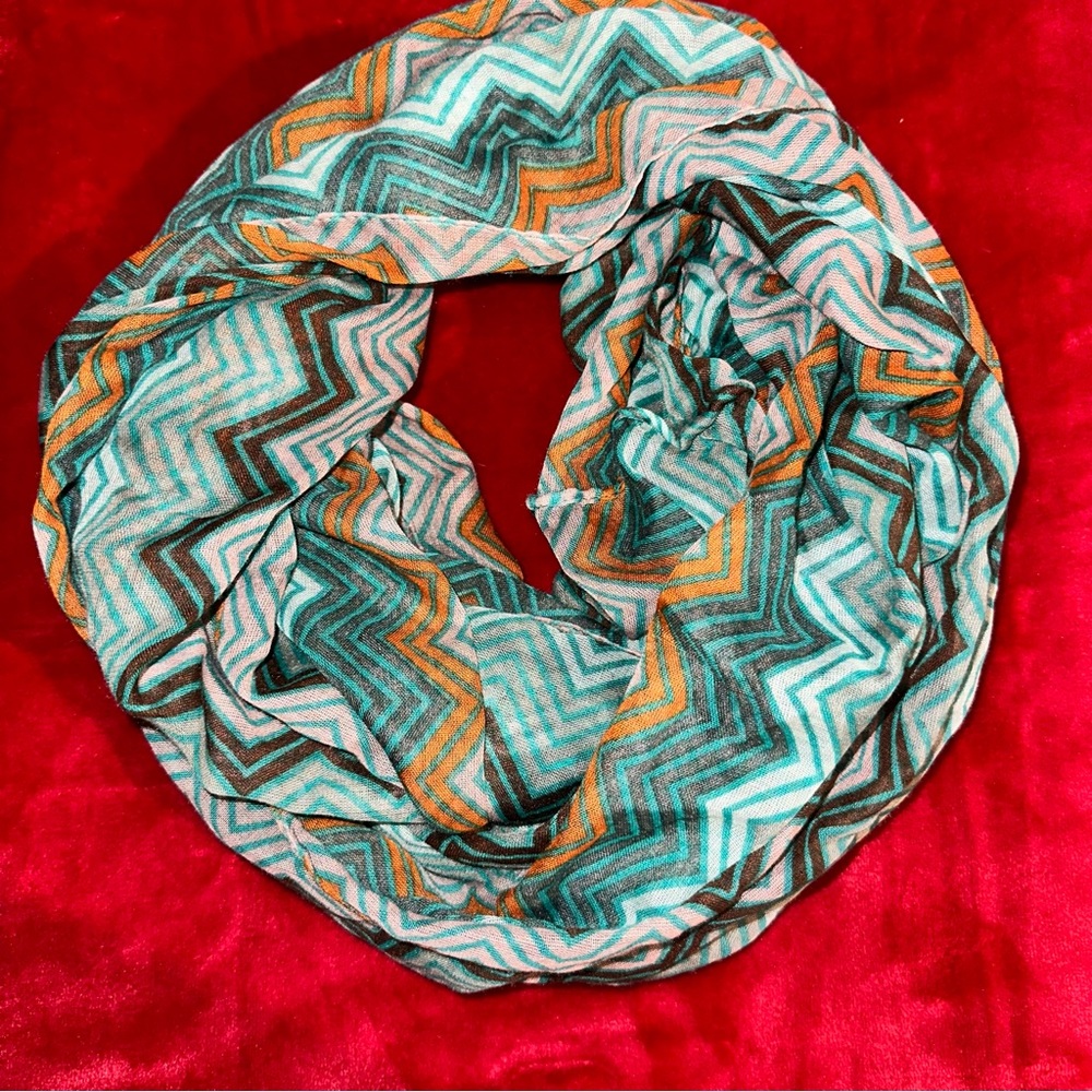 Multicolor Chevron Scarf